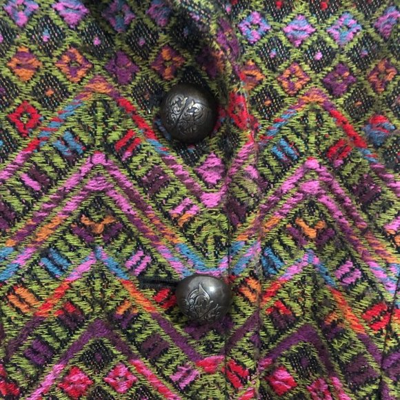 Riani | Wool Patterned Blazer - Picture 4 of 4